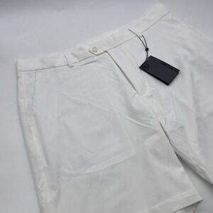 G/Fore Mens Maverick 4-Way Stretch Lined Shorts Size 38‎ White Golf MSRP $145